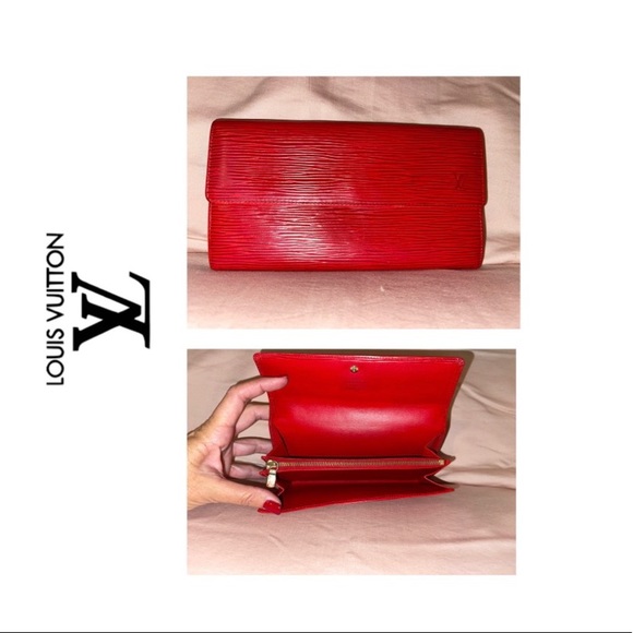Louis Vuitton Handbags - Louis Vuitton Epi Porte Feuille Sarah Long Wallet